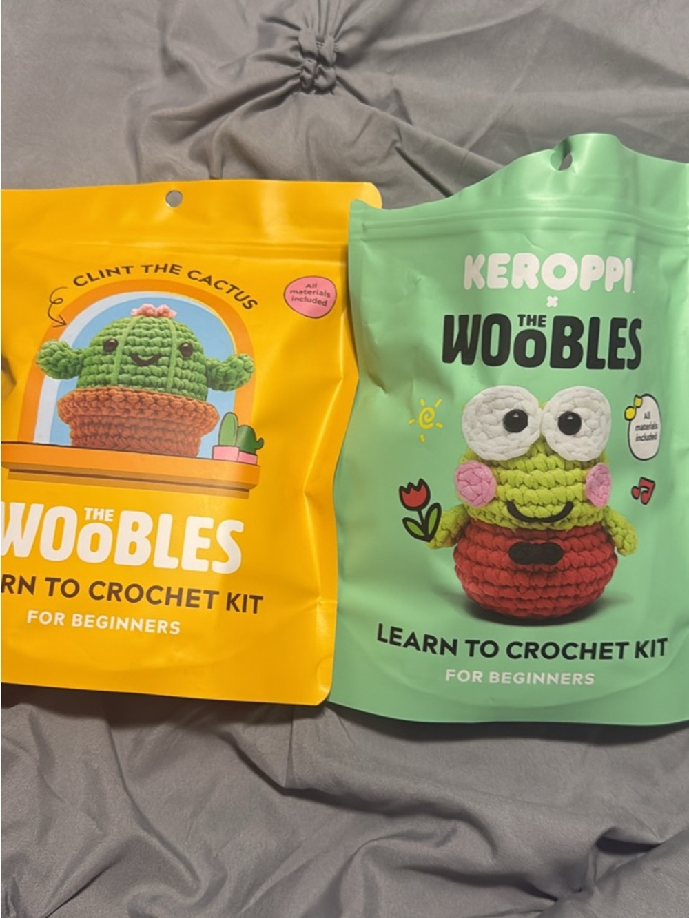 The Woobles Keroppi Crochet Kit — Green